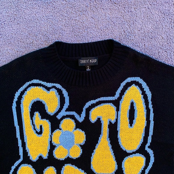 NWOT Dolls Kill Worst Kinda Curse oversized sweater - Picture 9 of 12